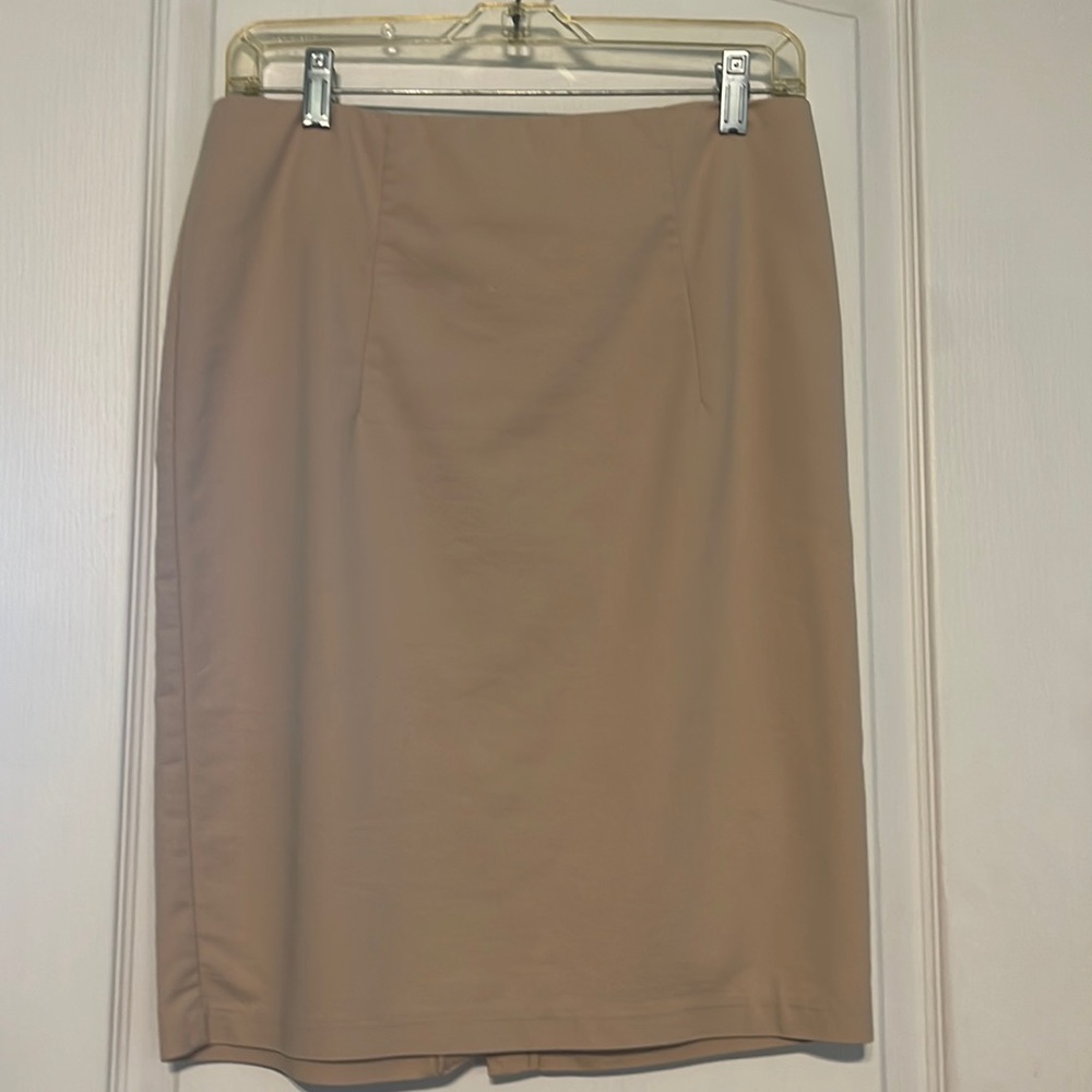 Khaki pencil skirt!